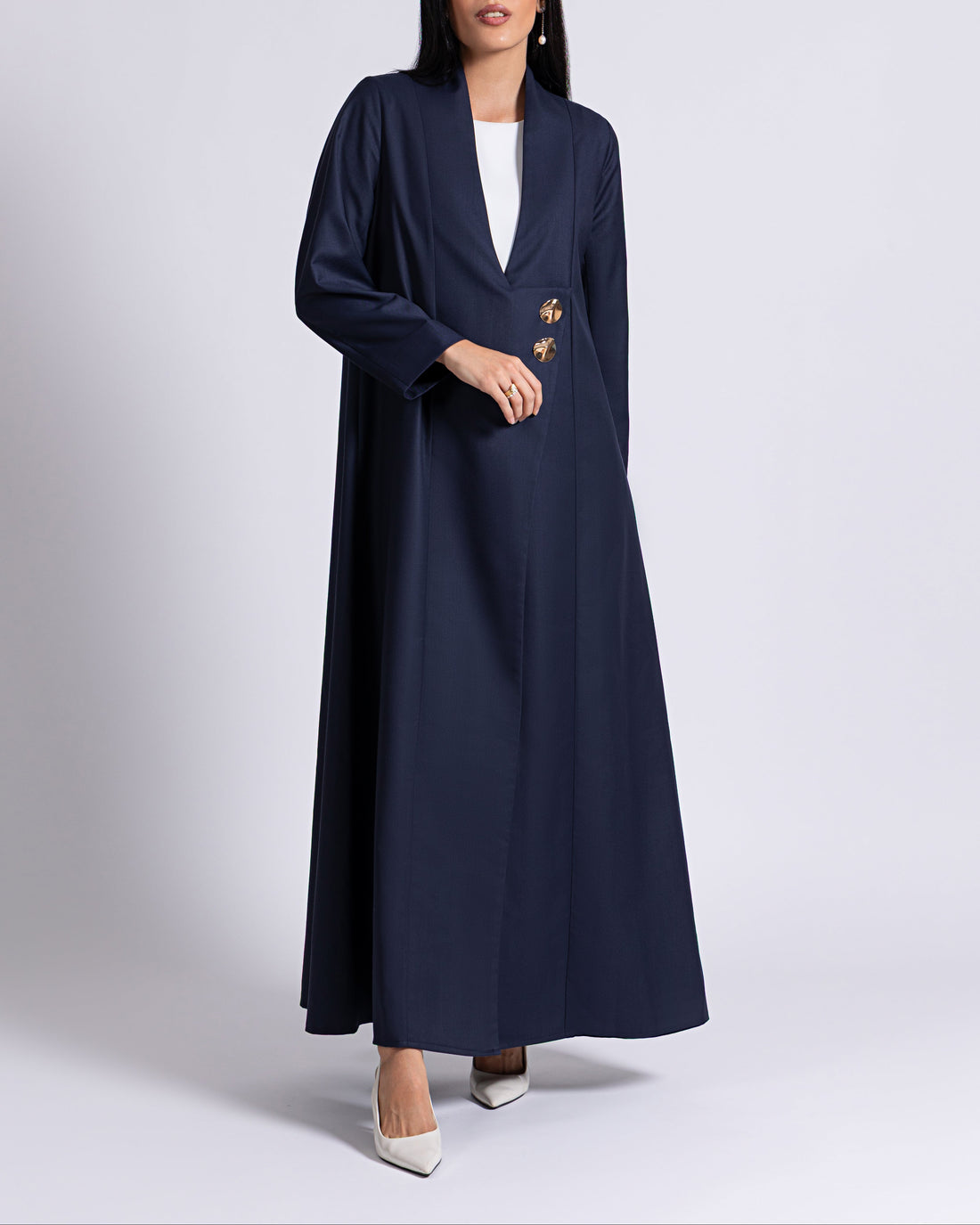 Asmaa Abaya in Navy