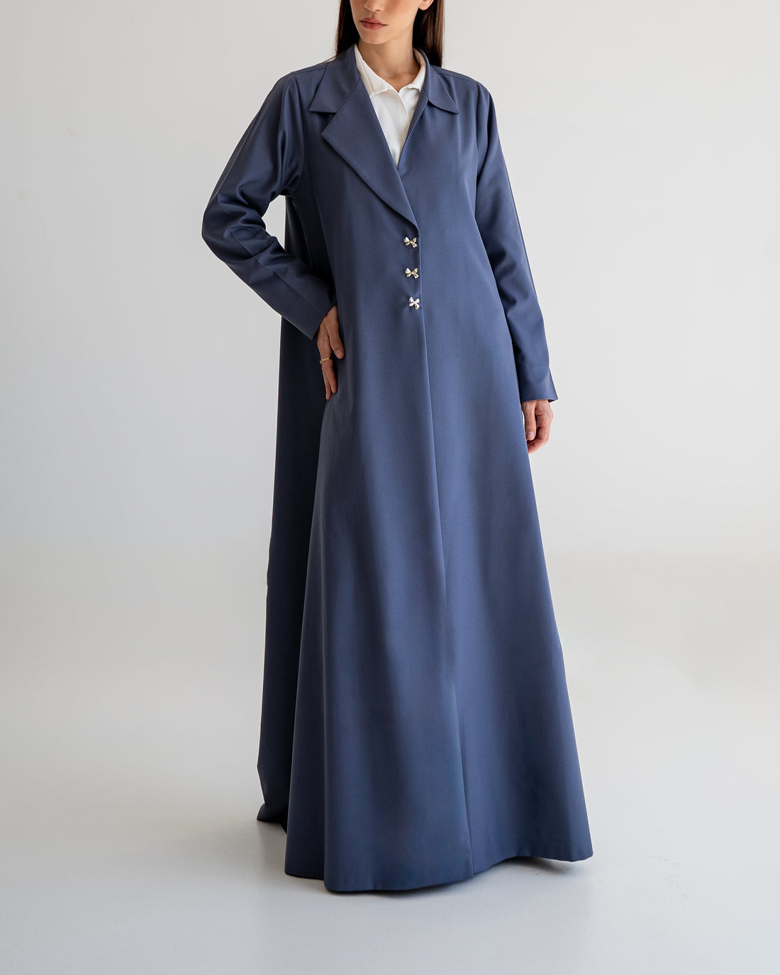 Saya Abaya In Purple Blue