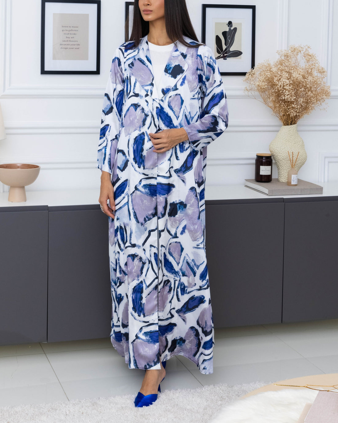 Blue Serenity Abaya