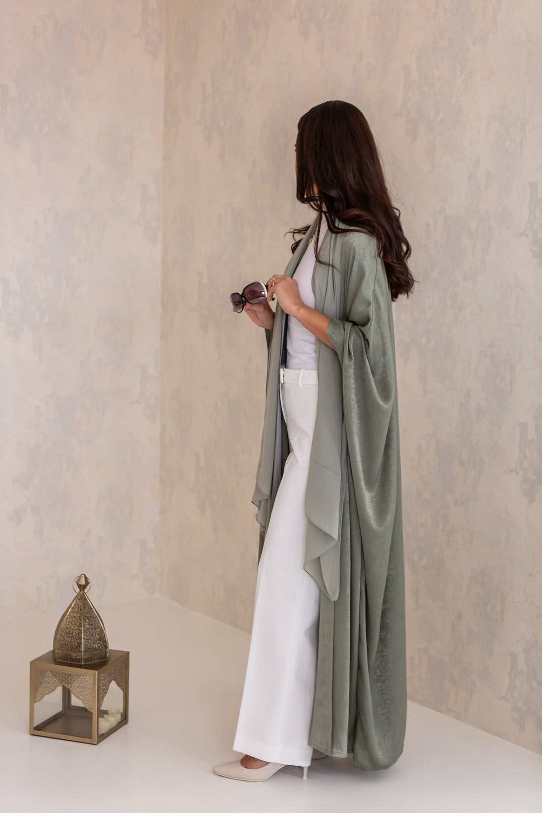 Velura Abaya in Green