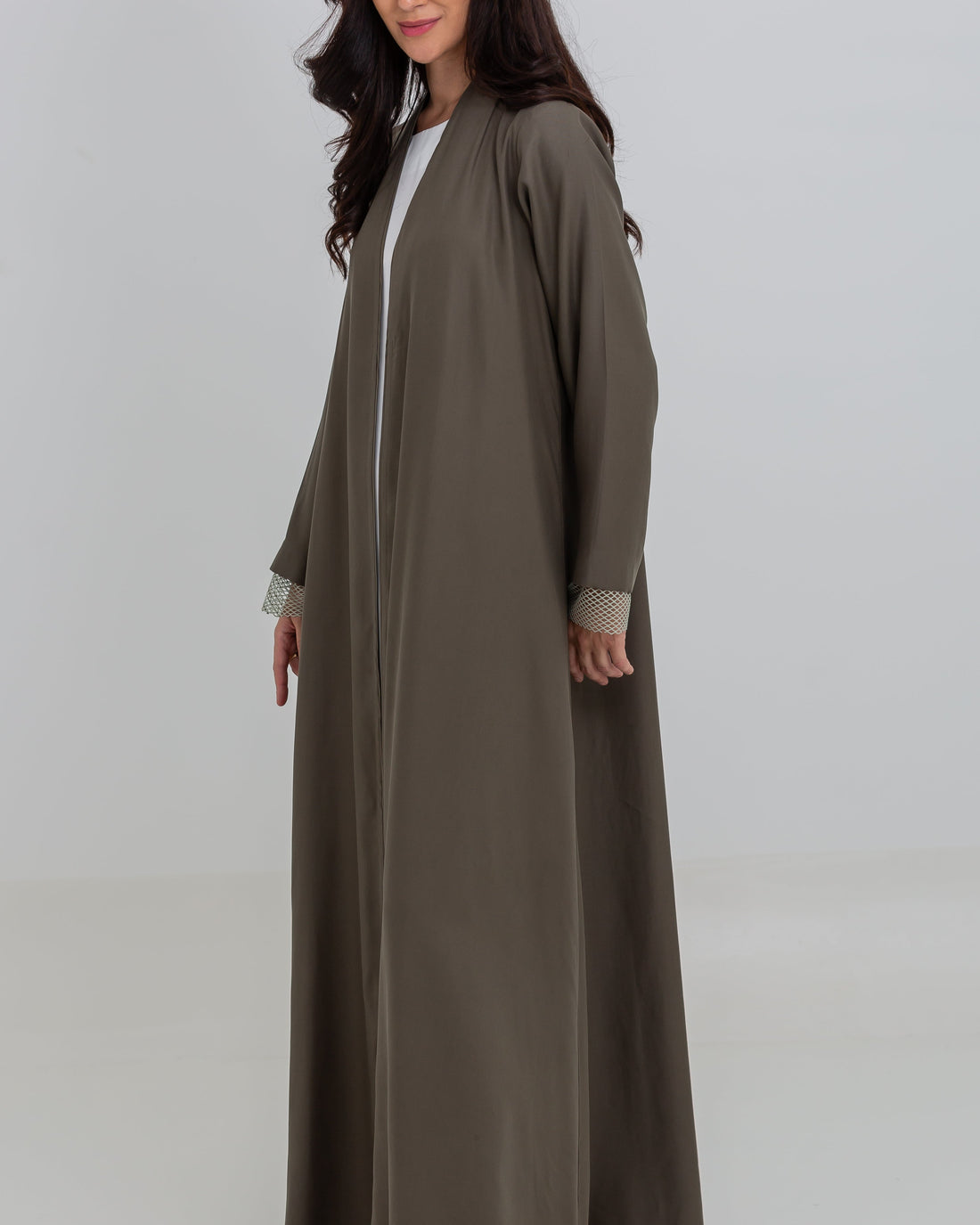 Majesty Abaya in Green Olive