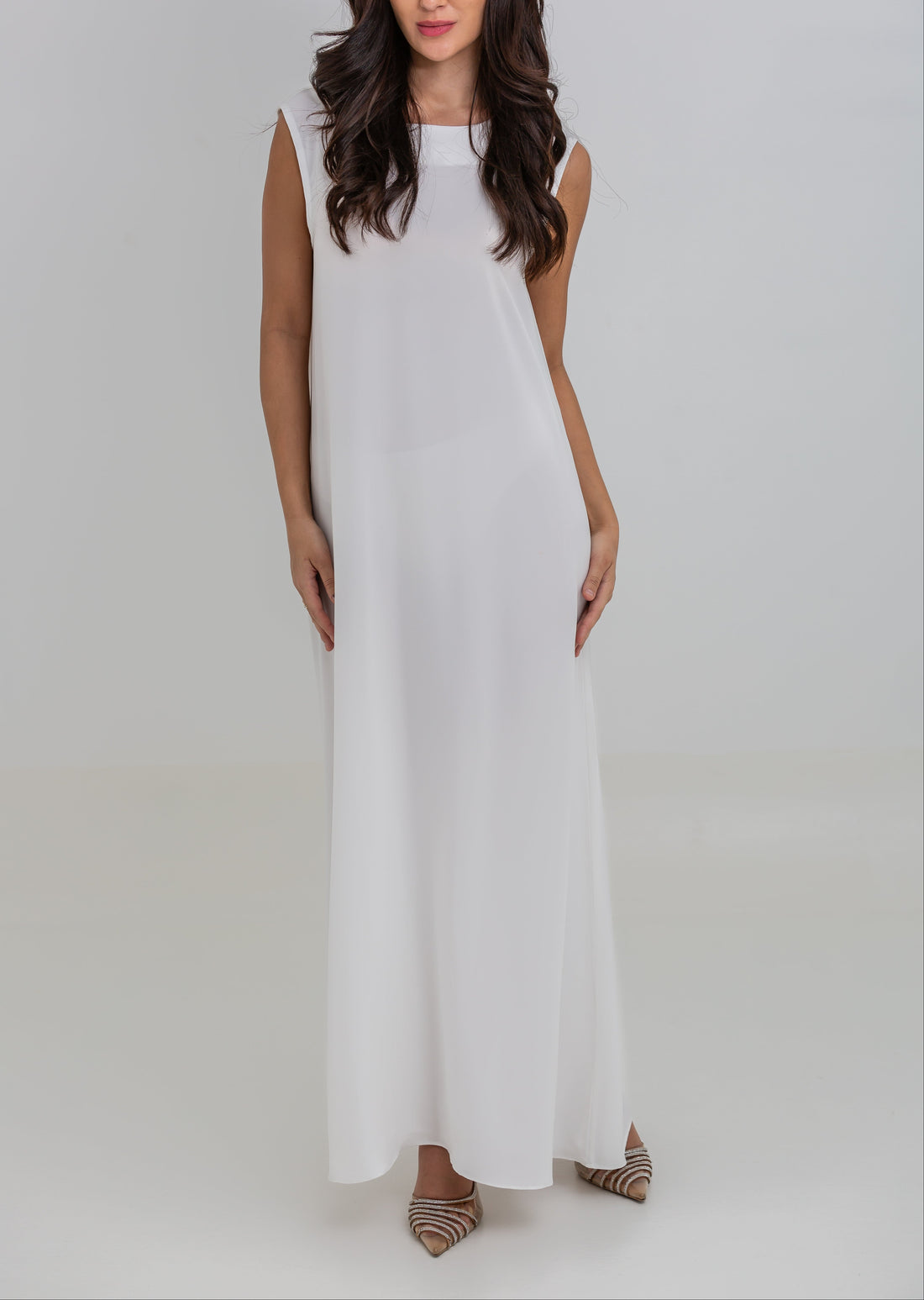 Swaya Under Abaya in White