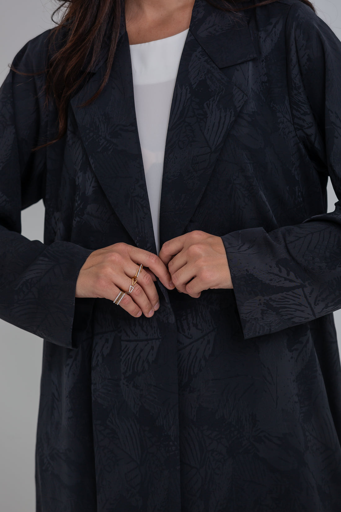 Etherea Abaya in Dark Navy