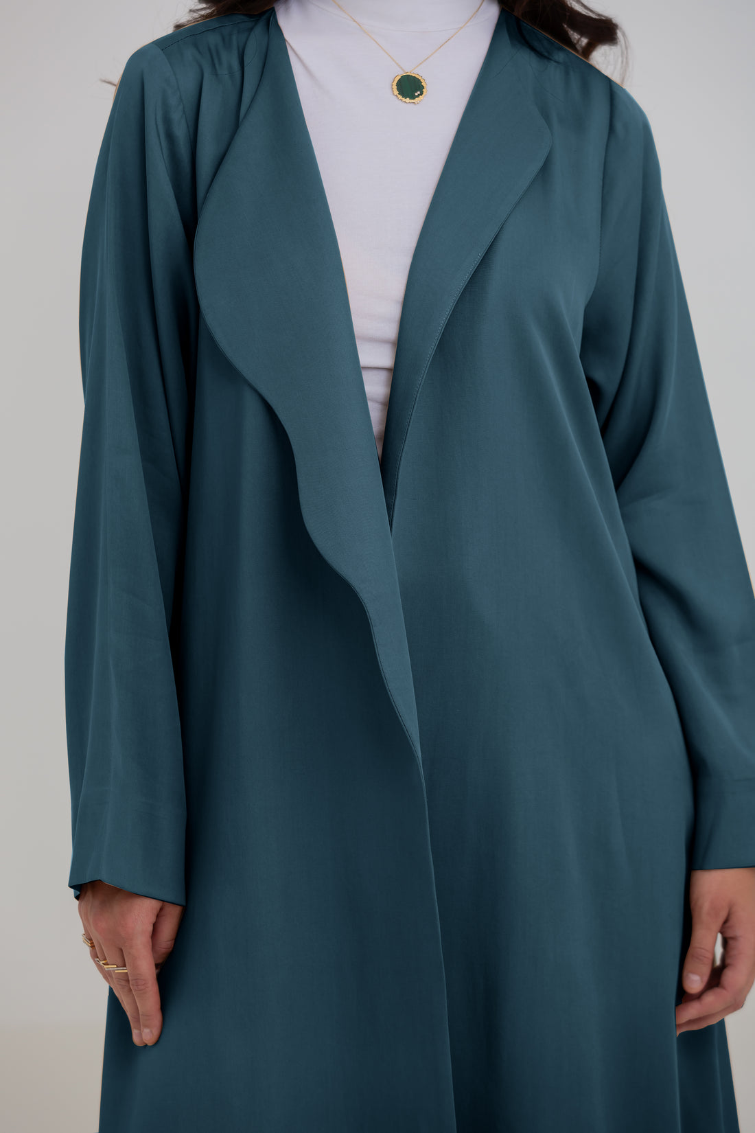 Eleganze Abaya in Petrol