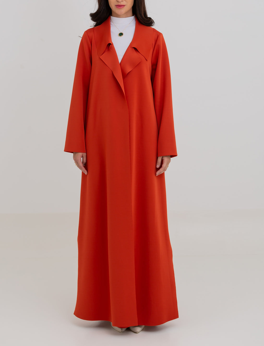 Riva Abaya in Orange