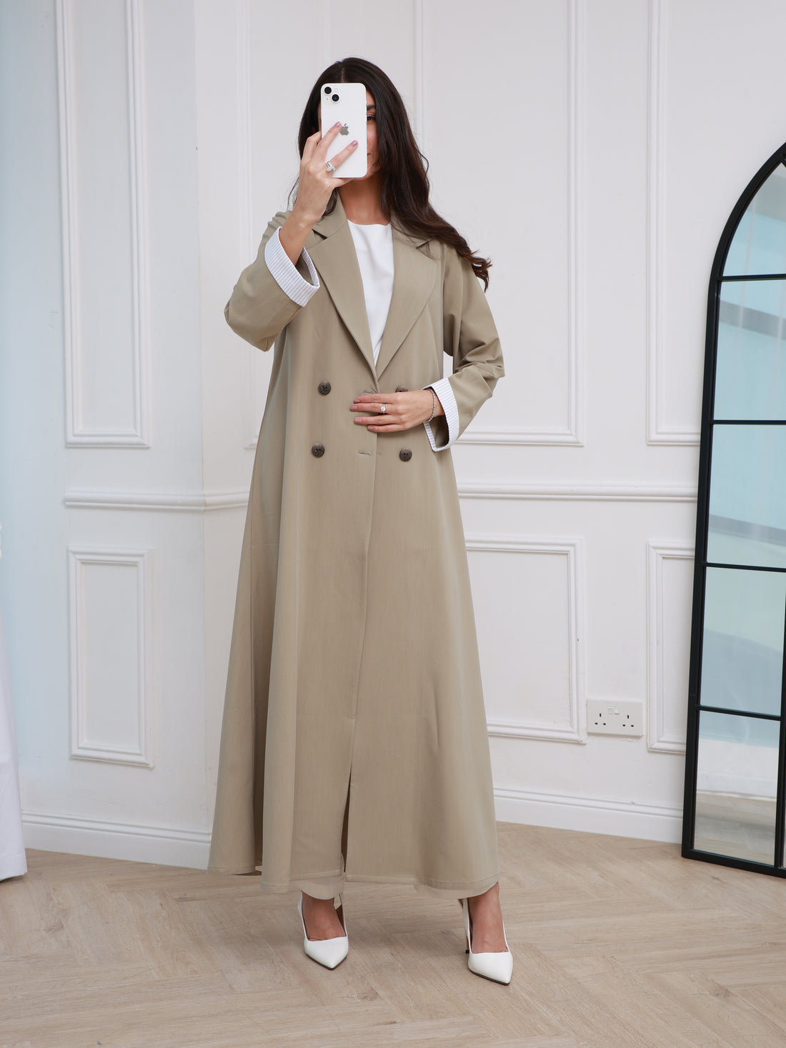 Talia Abaya In Khaki