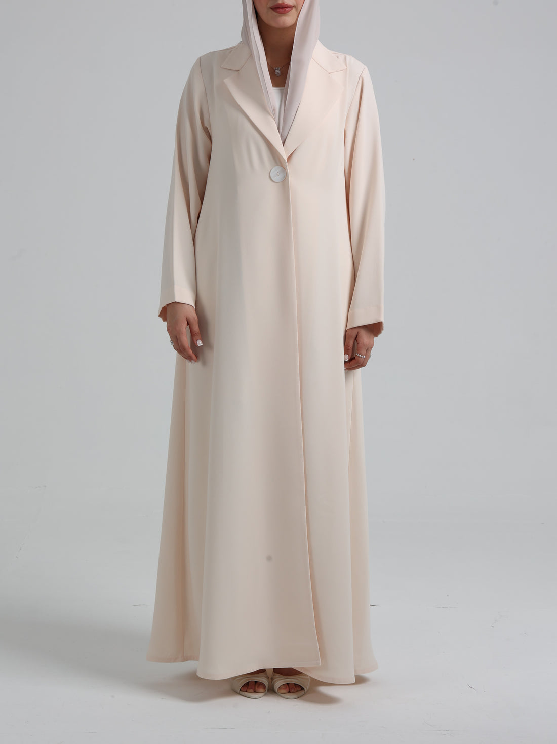 Shatha Abaya In Peach