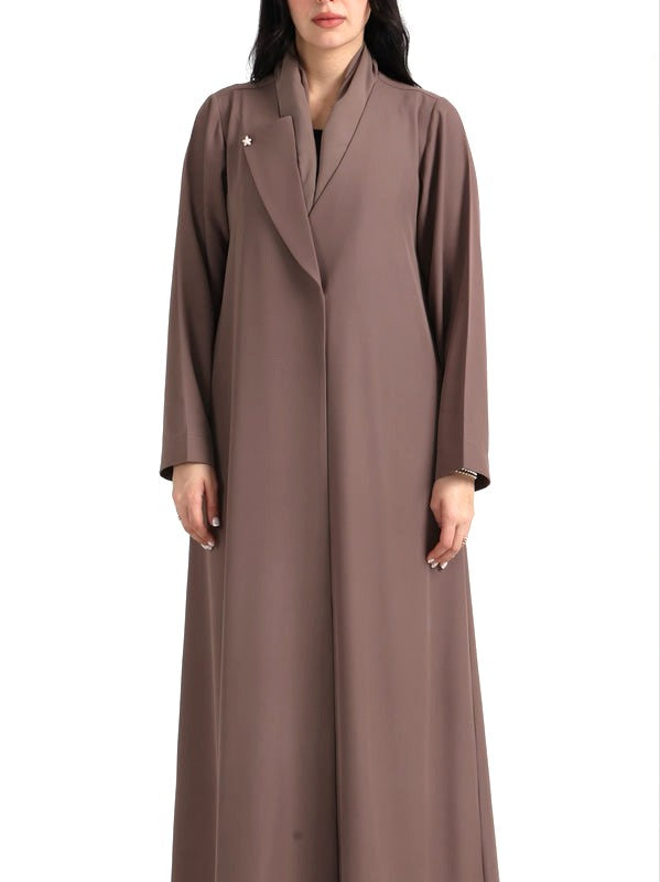The Star Abaya in Cappuccino