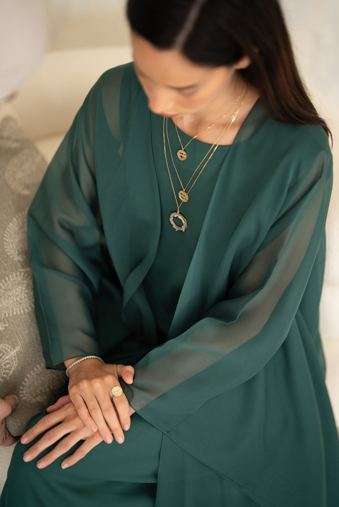Lilian Abaya in  Green