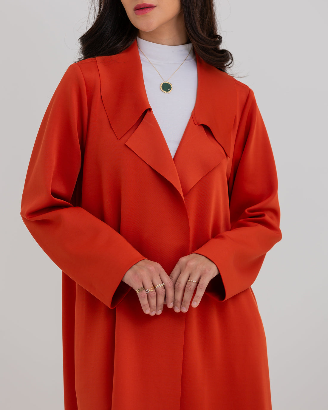 Riva Abaya in Orange